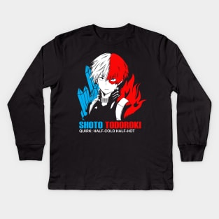 Shoto HCHH Anime Fanart Kids Long Sleeve T-Shirt